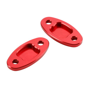 CNC Aluminum Red Mirror Block Off Plates For Honda CBR500R CBR600RR 2013-2020