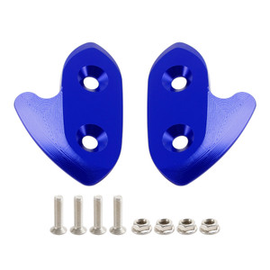 CNC Aluminum Blue Mirror Block Off Plates For Yamaha R1 / R1M / R1S 2015-2019