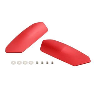CNC Aluminum Red Mirror Block Off Plates For Suzuki GSXR1000 GSXR1000R 17-24
