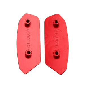 CNC Aluminum Red Mirror Block Off Plates For Suzuki GSXR1000 GSXR1000R 17-24