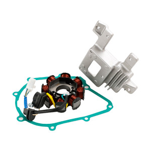 Generator Stator Regulator Rectifier & Gasket For Honda ANF125 AFS125 Wave 05-11
