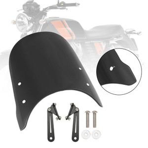 Windshield WindScreen fit for MOTO GUZZI V7 Classic 2016-2023 V9 Bobber 2018-23 BLK