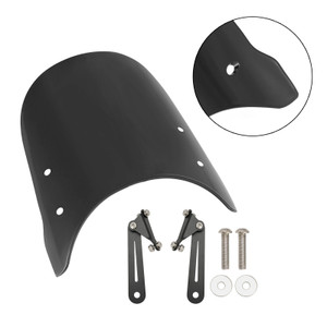 Windshield WindScreen fit for MOTO GUZZI V7 Classic 2016-2023 V9 Bobber 2018-23 BLK