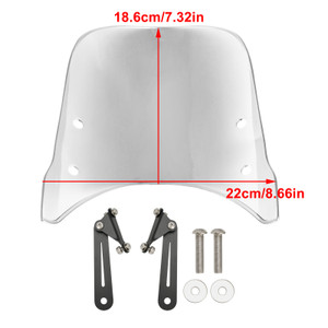 Windshield WindScreen fit for MOTO GUZZI V7 Classic 2016-2023 V9 Bobber 2018-23 CLE
