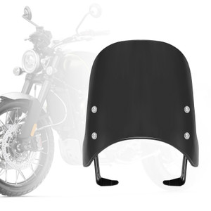 Windshield WindScreen fit for Scrambler 1200 XC XE 19-23 Street Twin 900 16-23 BLK