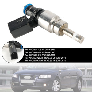 2010-2011 AUDI A6 3.2L V6 1*Fuel Injector 06E906036F, 0261500037, 06E906036AG, FIJ0035, 06E906036 F, 06E 906 036 AG, FJ1041, 800-2077N, DI-56155,silver Generic