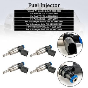 2006-2008 Volkswagen Jetta 2.0L I4 4*Fuel Injector 06F906036A, 0261500020, 0261500020, 061500021, 06D998907, 06D998907, 0261500021 Generic