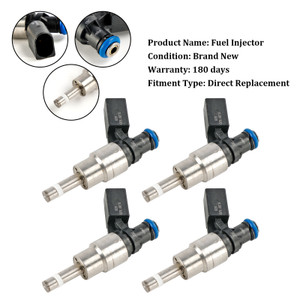 2006-2008 Volkswagen Jetta 2.0L I4 4*Fuel Injector 06F906036A, 0261500020, 0261500020, 061500021, 06D998907, 06D998907, 0261500021 Generic