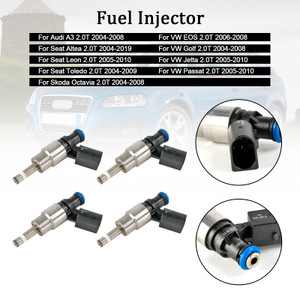 2004-2008 Volkswagen Golf 2.0T 4*Fuel Injector 06F906036D, 06D906036B, 0261500011, 0261500011, 06D906036B Generic