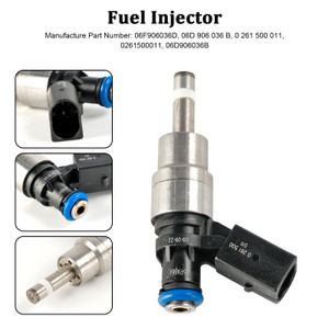 2004-2008 Audi A3 2.0T 1*Fuel Injector 06F906036D, 06D906036B, 0261500011, 0261500011, 06D906036B silver Generic