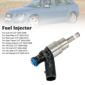 2006-2008 Volkswagen EOS 2.0T 1*Fuel Injector 06F906036D, 06D906036B, 0261500011, 0261500011, 06D906036B silver Generic