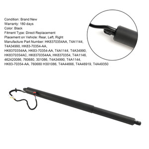 2016-2018 Jaguar F-Pace X761 left or right Rear Tailgate Power Hatch Lift Support HK8370354AA, T4A1144, T4A34990, HK83-70354-AA, HK8370354AA, HK83-70354-AA, black Generic