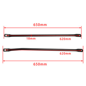 Simson S50, S51, S70, S53, S83 Enduro Set Frame Support Struts Right and Left black Generic