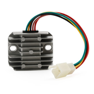 1988-1990 Honda NX125 NX 125 Transcity A AC Monophase 12V / 12A 5 Wires Regulator Rectifier 31600-KY7-000 31600-KR1-761 Generic