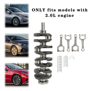 2007-2014 Hyundai Sonata G4KH 2.0T Engine Crankshaft & ConRods & Bearing 235102G430, 235102G440, 231112G400, 71RZ62GF00 Generic