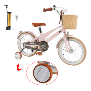 16 inches Kid's Bike Child Bicycle for Ages 7-9 Years Boys and Girls with Basket
