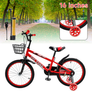 16 inches Kid's Bike Child Bicycle Boys and Girls with Bottle Cage Holder