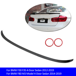 2012-2019 BMW F30 F35 4-Door Sedan Rear Trunk Spoiler Gloss Black Generic