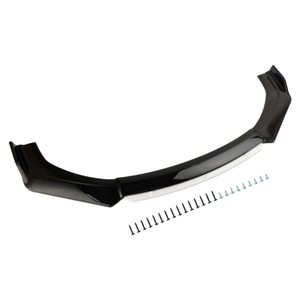 Toyota Corolla Camry Sienna 86 Scion FR-S All Models All Models Front Bumper Lip Body Kit Gloss Black & White Generic