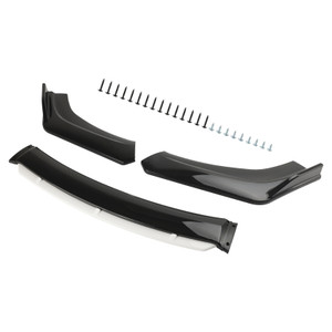 Toyota Corolla Camry Sienna 86 Scion FR-S All Models All Models Front Bumper Lip Body Kit Gloss Black & White Generic