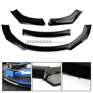 Subaru WRX STI Impreza BRZ Legacy Outback All Models All Models Front Bumper Lip Body Kit Gloss Black & White Generic