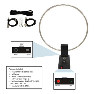 GA-800 Active Loop Antenna Shortwave Antenna 10KHz-159MHz HF Portable for Radios