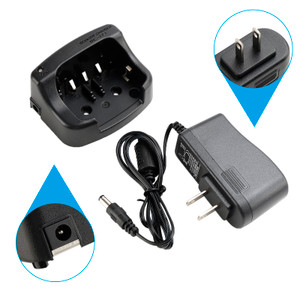 BC-173 Charger BP224 Battery Fast Rapid Dock for ICOM IC-M31 M32 M2A M21 US Plug