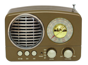 Retro-Style Decorative Radio Mini Portable Music Player Bluetooth Speaker Radio