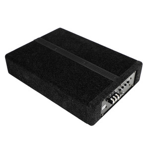 8" 600W Car Subwoofer Under-Seat Amplifier Speaker Audio Sub Woofer Slim Box US