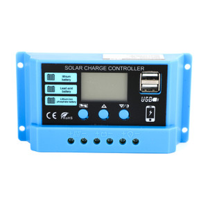 30A PWM Solar Charge Controller PV Regulator For Lifepo4 Lithium Lead Acid Gel