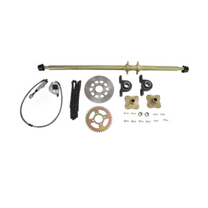 44.8" ATV Quad Go Kart Rear Live Axle Kit Sprocket Brake Wheel Hub Brake Assembly