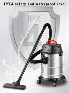 5 Gallon Steel Stainless Wet/Dry Canister Vac Shop Vacuum Cleaner 1800W
