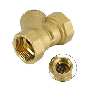 1" Female NPT Brass Y Strainer For Fire Alarm Lines and Plumbing