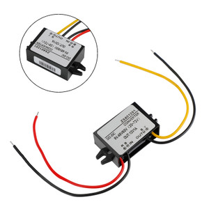 Waterproof DC-DC Converter 60V Step Down to 12V Car Power Supply Module 1A