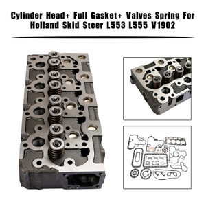 Kubota V1902 Complete Cylinder Head With Valve Spring & Gasket Kit 15476-03040,07916-24305,07916-29615 Generic