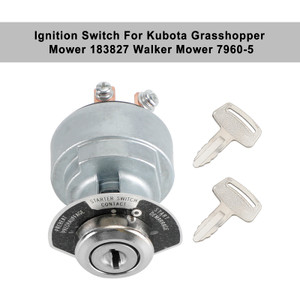 Ignition Switch For Kubota Grasshopper Mower 183827 Walker Mower 7960-5