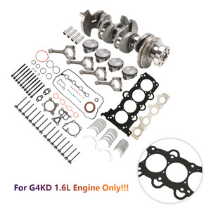 2012-C2018 Kia K3/Forte Engine Rebuild Overhaul Kit w/Crankshaft & Connecting Rod 231102B610 235102B000 Generic