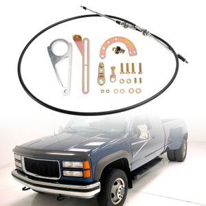 TH350 TH400 700R4 TH200 2004R 4L80E Transmissions Short Selector Shaft Only Cable Column Shift Linkage Kit High Strength ACA-1804 Generic
