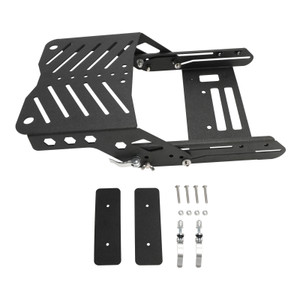 2012-2018 Honda C50 C110 Super Cub / Cross Cub 50 110 Rear Rack Extension Top Case Slide Carrier Matte Black Generic