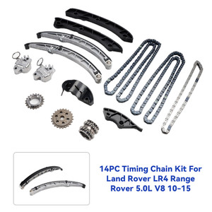 2010-2015 Land Rover LR4 Range Rover 5.0L V8 14PC Timing Chain Kit LR012110, LR032048 Generic