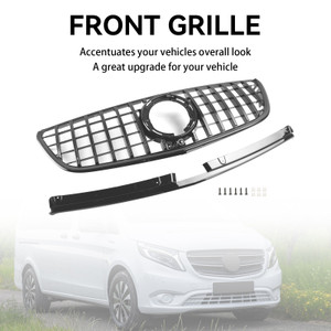 2020-2023 Mercedes Benz vito W447 Facelift with Camera Hole Upper grille Without badge Generic