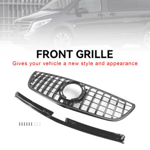 2020-2023 Mercedes Benz vito W447 Facelift with Camera Hole Upper grille Without badge Generic
