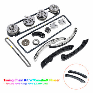 2013-2023 Land Rover Range Rover 5.0 Timing Chain Kit W/Camshaft Phaser LR060395 LR035549 Generic