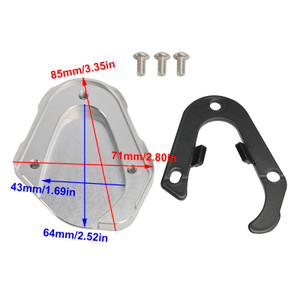 2022-2023 Tiger 1200 GT/GT Pro/GT EXPLORER RALLY EXPLORER RALLY PRO Kickstand Side Stand Extension Pad Generic
