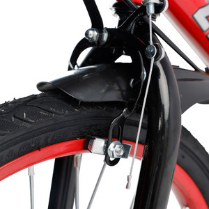 16 inch Kids' Bike Child Mini Bicycle For 5-8 Years Old Boys and Girls bike Kiddies bicycle with basket pedal RED