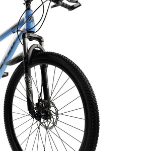 26" wheels 27 speed double disc brake mountain bike MTB for adults Blue