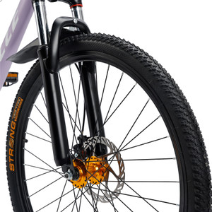 26" Purple 27 speed double disc brake Suspension Fork mountain bike MTB adult