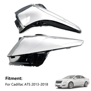 2013-2018 Cadillac ATS Left+Right Headlight Lens Cover Generic