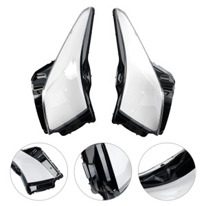 2013-2018 Cadillac ATS Left+Right Headlight Lens Cover Generic