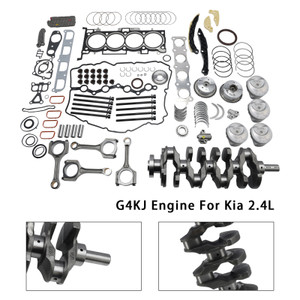 Hyundai Sonata Santa Fe KIA Optima Sorento Sportage 2.4L engine G4KJ Engine Overhaul Rebuild Kit w/Crankshaft & Rods & Timing Kit Generic